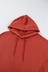 Slouchy Drop Shoulder Kangaroo Pocket Pullover Hoodie