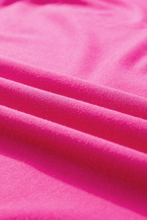 Slouchy Exposed Seam Chest Pocket Jersey T-Shirt