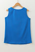 Smiling Sun Graphic Sleeveless Jersey Tank Top