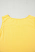 Smiling Sun Graphic Sleeveless Jersey Tank Top