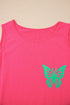 Smiling Sun Graphic Sleeveless Jersey Tank Top