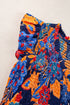 Smocked Bodice Flutter Sleeve Tiered Floral Maxi Dress