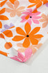 Smocked Bodice Ruffled Sleeve Floral Print Top