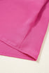 Smocked Bodice Short Puff Sleeve Square Neck Blouse