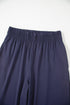 Smocked Raw Hem Loose Tee Wide Leg Pant Sets