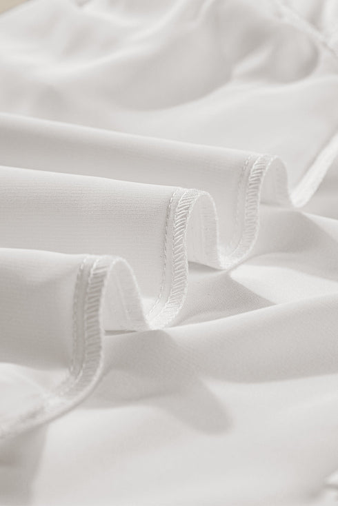 Smocked Ruffle Sleeve Blouse