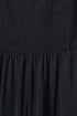 Smocked Sleeveless Solid Wide Leg Pocket Jumpsuit