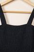 Smocked Sleeveless Solid Wide Leg Pocket Jumpsuit