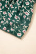 Smocked Square Neck Puff Sleeve Southern Belle Floral Dress