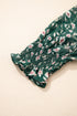 Smocked Square Neck Puff Sleeve Southern Belle Floral Dress