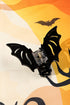 Smooth Resin Bat Silhouette Grip Hair Claw Clip