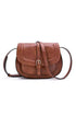 Smooth Texture Magnetic Buckle Flap Shoulder Bag
