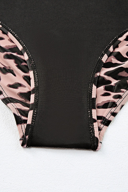 Snap Button Front Tank Style Swim Top