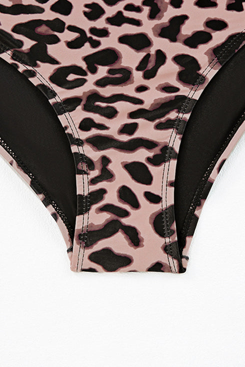 Snap Button Front Tank Style Swim Top