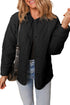 Snap Button Quilted Puffer Jacket