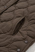 Snap Button Quilted Puffer Jacket