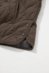 Snap Button Quilted Puffer Jacket
