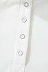 Snap Placket Raglan Sleeve Collared Pullover Sweatshirt
