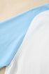 Snap Placket Raglan Sleeve Collared Pullover Sweatshirt