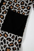 Soft Animal Print Open Front Pocketed Cardigan