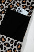 Soft Animal Print Open Front Pocketed Cardigan