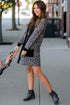 Soft Animal Print Open Front Pocketed Cardigan