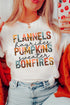 Soft Blend Crew Neck Text Print Graphic Tee