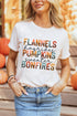 Soft Blend Crew Neck Text Print Graphic Tee