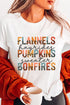Soft Blend Crew Neck Text Print Graphic Tee