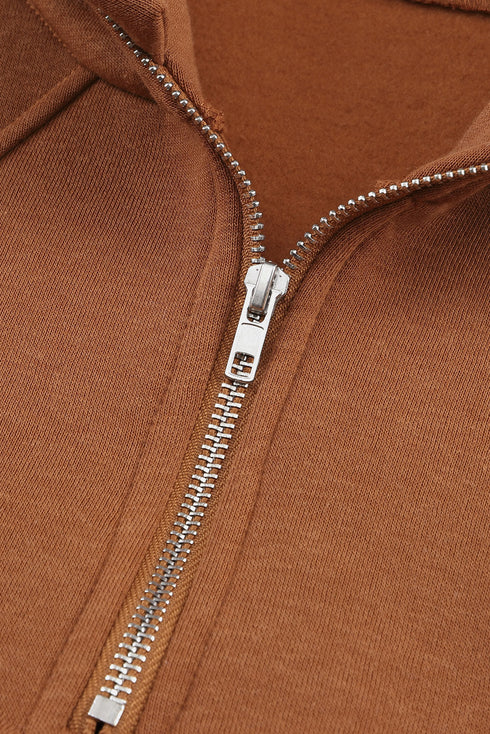 Soft Blend Quarter Zip Relaxed Fit Hoodie