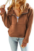 Soft Blend Quarter Zip Relaxed Fit Hoodie