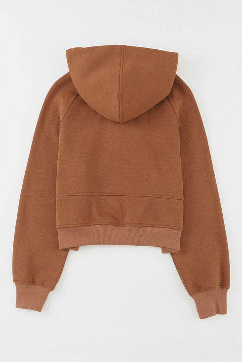 Soft Blend Quarter Zip Relaxed Fit Hoodie