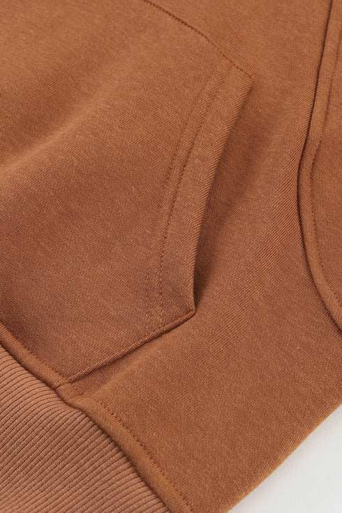 Soft Blend Quarter Zip Relaxed Fit Hoodie