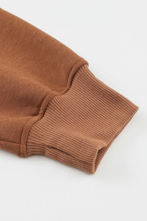 Soft Blend Quarter Zip Relaxed Fit Hoodie