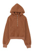 Soft Blend Quarter Zip Relaxed Fit Hoodie