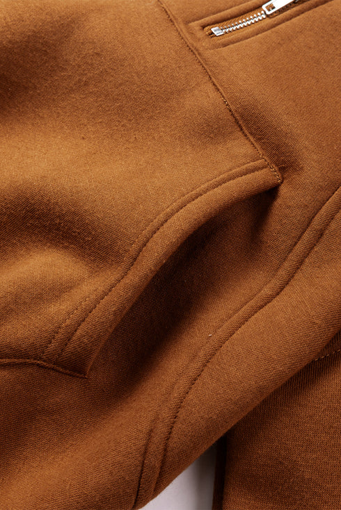 Soft Blend Quarter Zip Relaxed Fit Hoodie