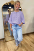 Soft Brushed Knit Elbow Sleeve Button Front Cardigan