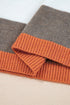 Soft Brushed Knit Striped Crew Neck Sweater