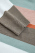 Soft Brushed Knit Striped Crew Neck Sweater