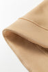 Soft Brushed Split Neck Grommet Detail Relaxed Pullover