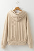 Soft Checkerboard Print Kangaroo Pocket Pullover Hoodie
