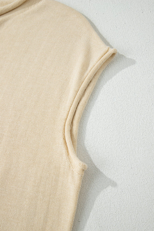 Soft Collared Short Sleeve Button Front Knit Top