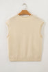 Soft Collared Short Sleeve Button Front Knit Top