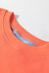 Soft Color Block Drop Shoulder Crew Neck Sweatshirt