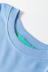 Soft Color Block Drop Shoulder Crew Neck Sweatshirt