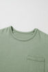 Soft Corded Texture Drop Shoulder Long Sleeve Top