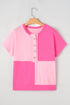 Soft Cotton Blend Button Front Collared Shirt