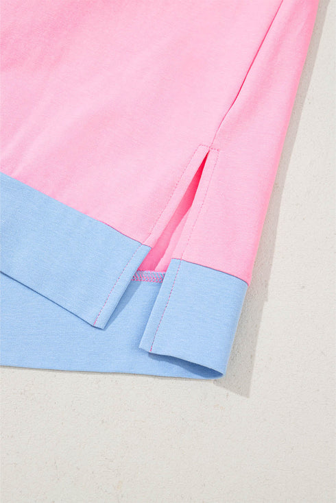 Soft Cotton Blend Button Front Collared Shirt