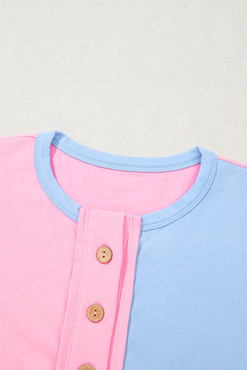 Soft Cotton Blend Button Front Collared Shirt
