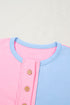 Soft Cotton Blend Button Front Collared Shirt